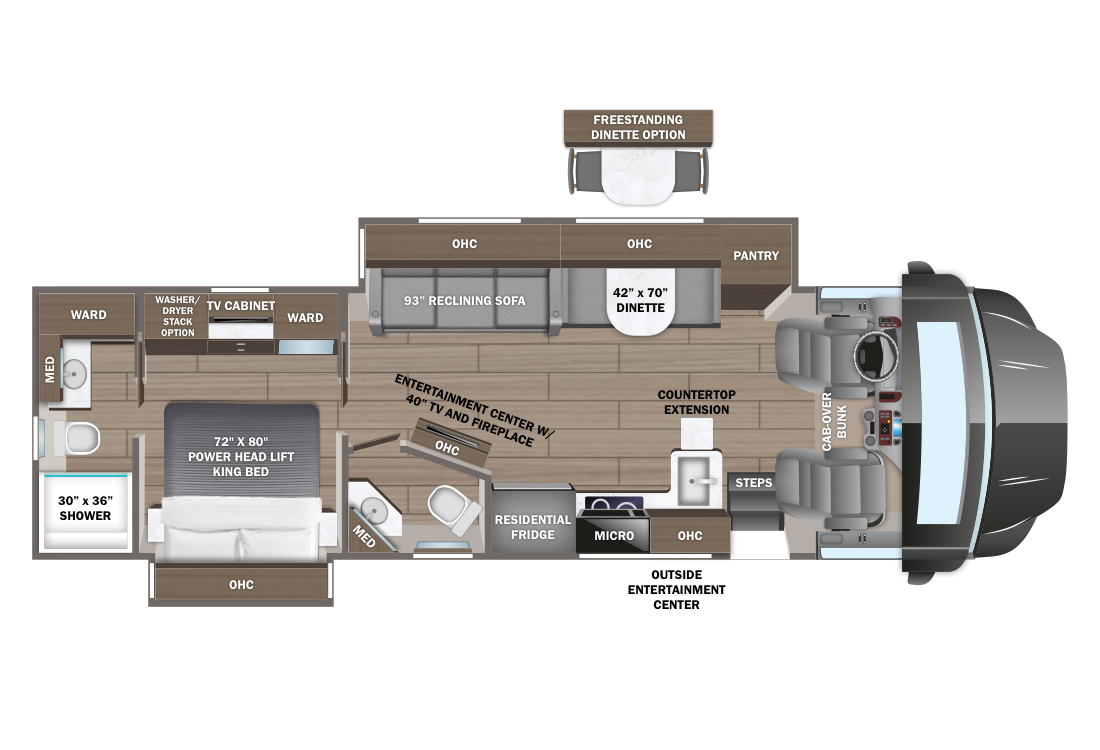 2024 Entegra Accolade Xl 37K Floorplan Image